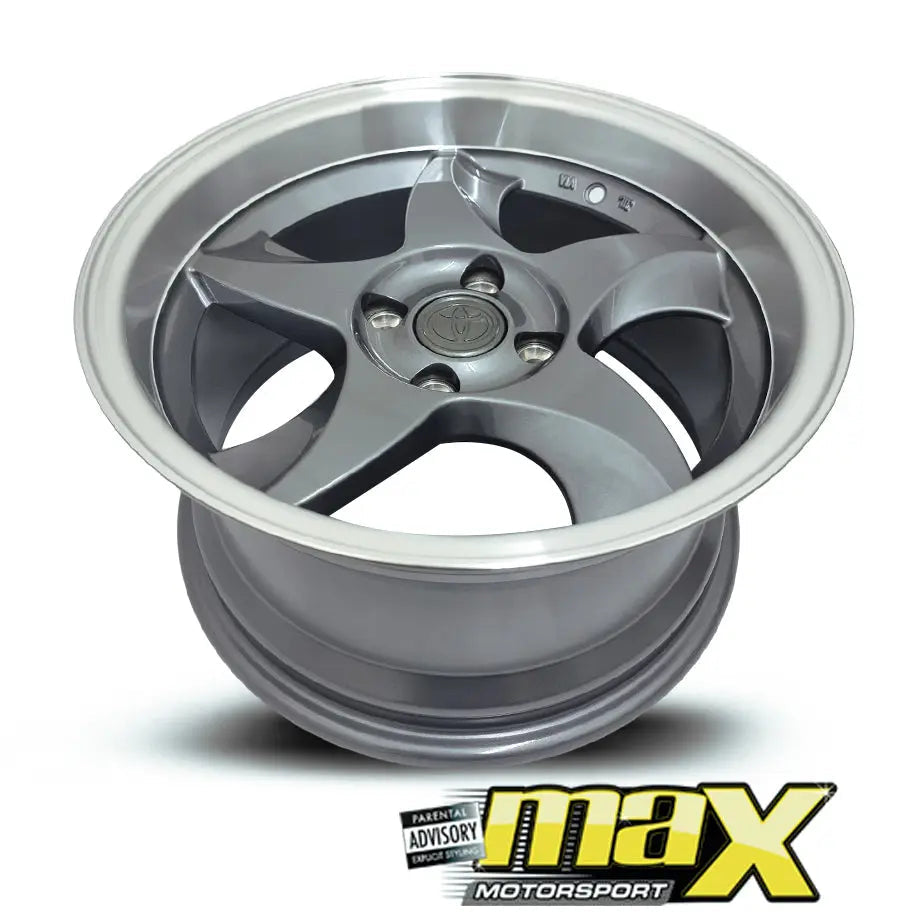 15 Inch Mag Wheel – MX5056 Toyota RXI Blade Deep Dish Wheel - 4x100 PCD