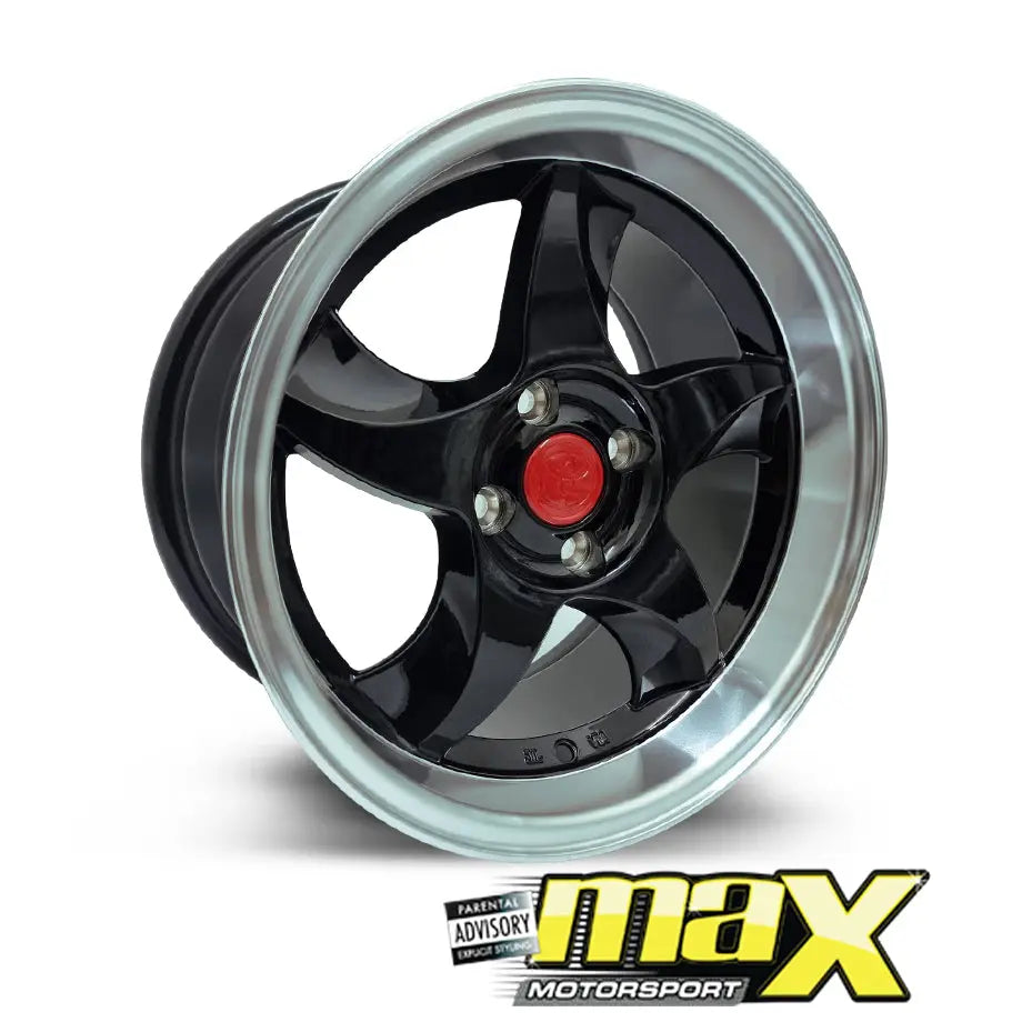 15 Inch Mag Wheel – MX5056 Toyota RXI Blade Deep Dish Wheel - 4x100 PCD