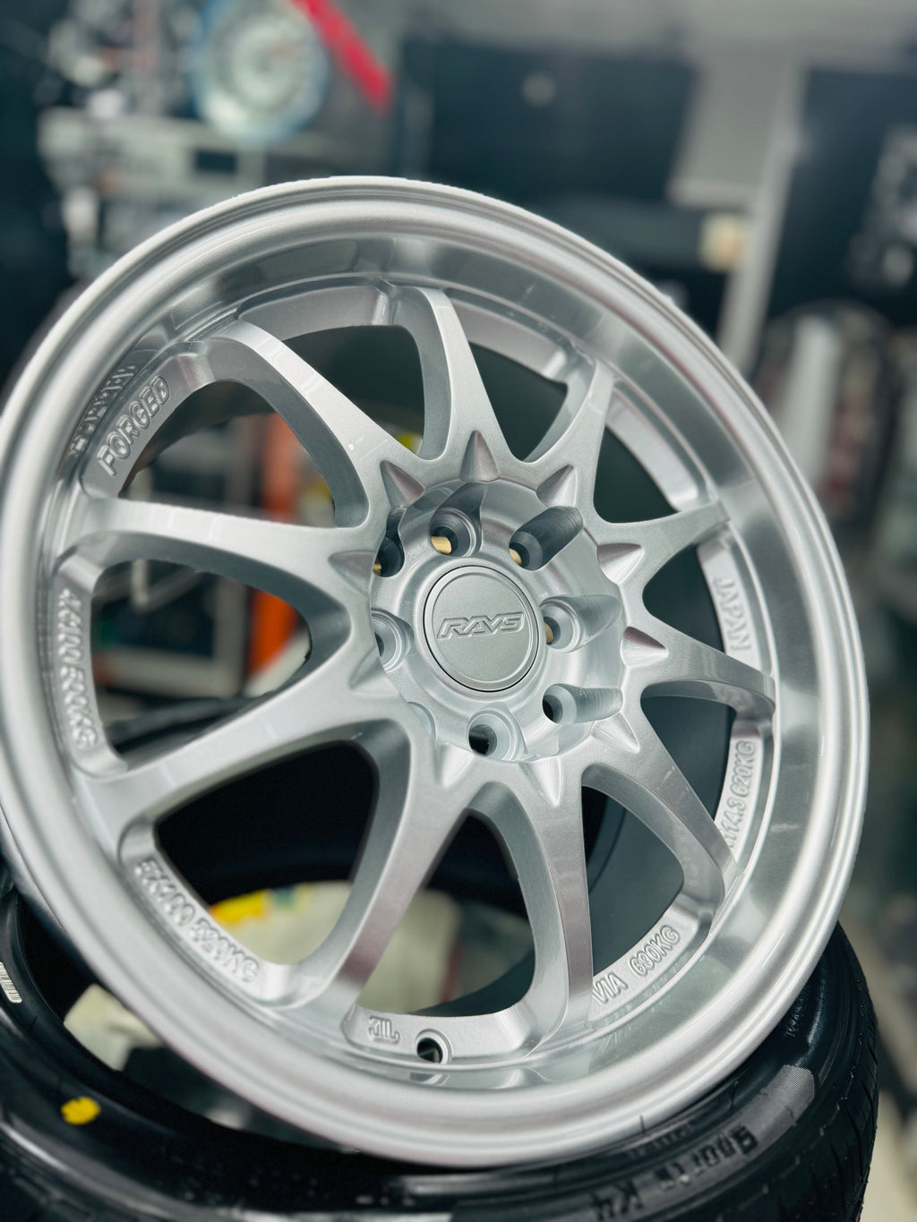 15” As-28 4/100 & 4/114 PCD MATT SILVER