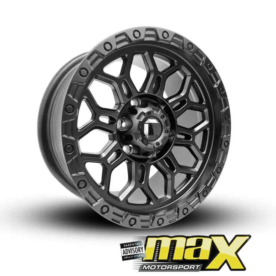 16 Inch Mag Wheel - MX015-16MB Bakkie Wheels (6x139.7 PCD)