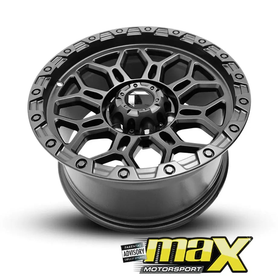 16 Inch Mag Wheel - MX015-16MB Bakkie Wheels (6x139.7 PCD)