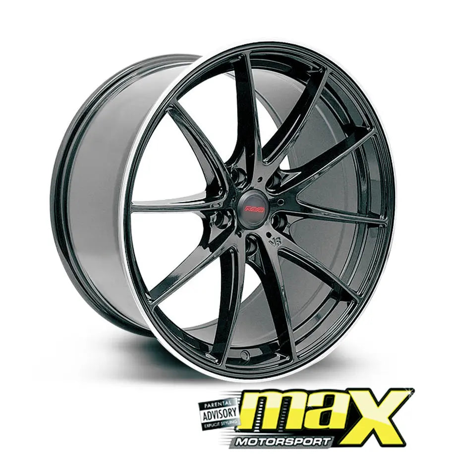 17 Inch Mag Wheel -  MX882 Rays Style Wheel - 5x114.3 PCD