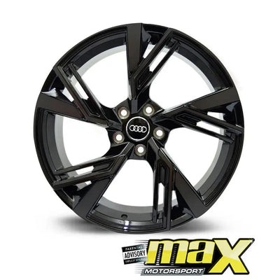 18 Inch Mag Wheel - MX1071-BLK Audi RS6 Style Wheels - 5x112 PCD