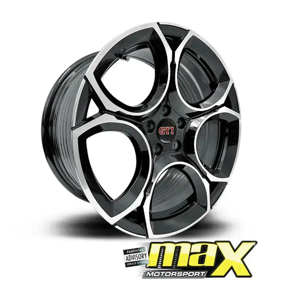 15 Inch Mag Wheel - MX8558 Golf 8.5 GTI Style Wheel - 5x100 PCD