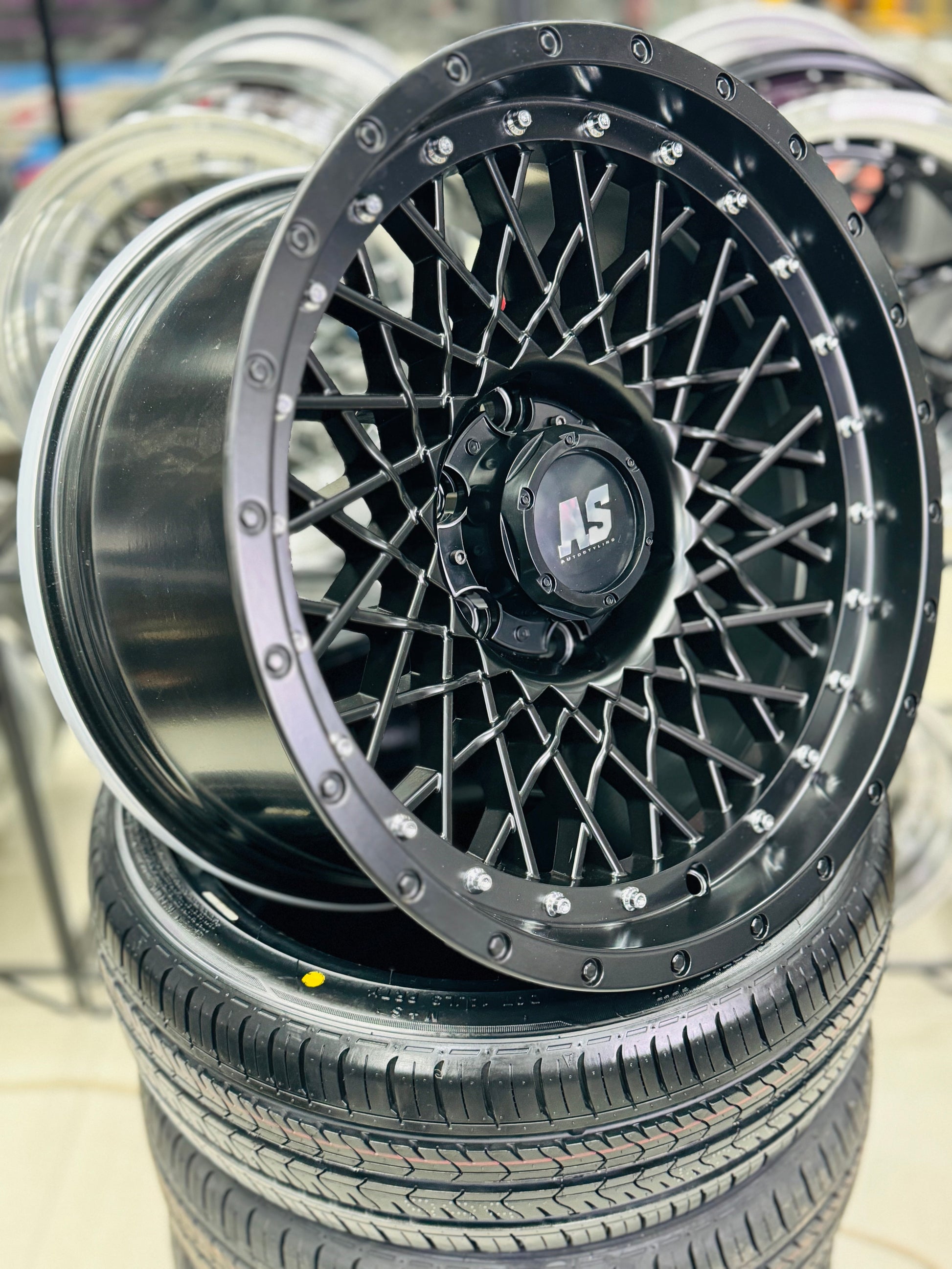 17” AS- X085 4x4 rims  6/139 9J  et0