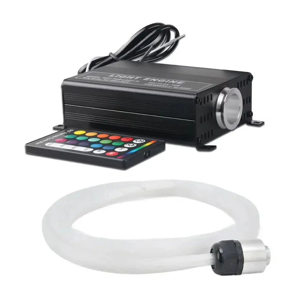 16W Remote Control Car Roof Fiber Optic Starry Light Kit - 300 Stars