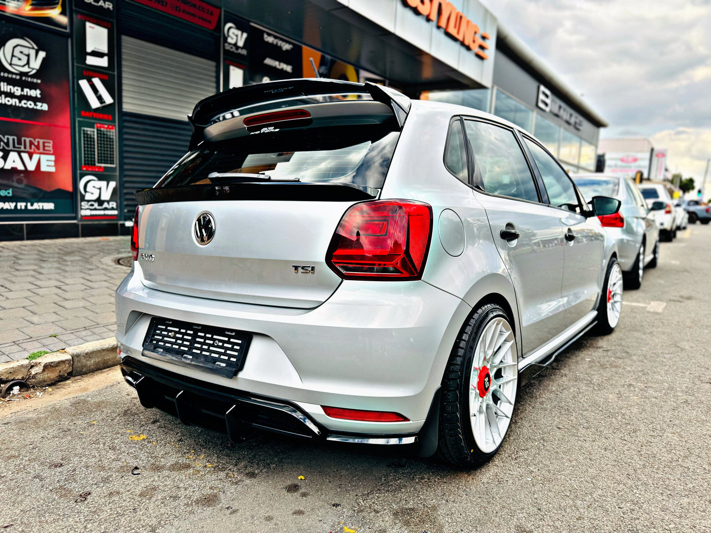 VW POLO 6 TSI TO GTI REAR DIFFUSER