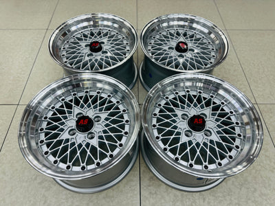 15” AS-SR 4/100 SILVER WHEELS