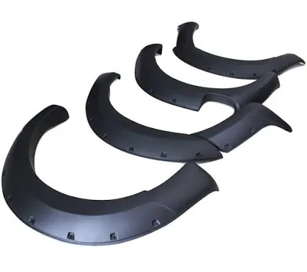 RANGER T7 MATT BLACK WIDE WHEEL ARCHES WITH STUDS