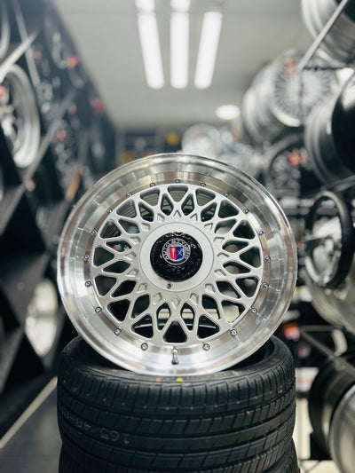 17'' AS-P-MESH M7690 4/100 4/114 SILVER WHEELS