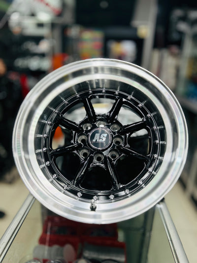 15” AS-7168 MINI LITES SILVER  4/100 4/108 wheels