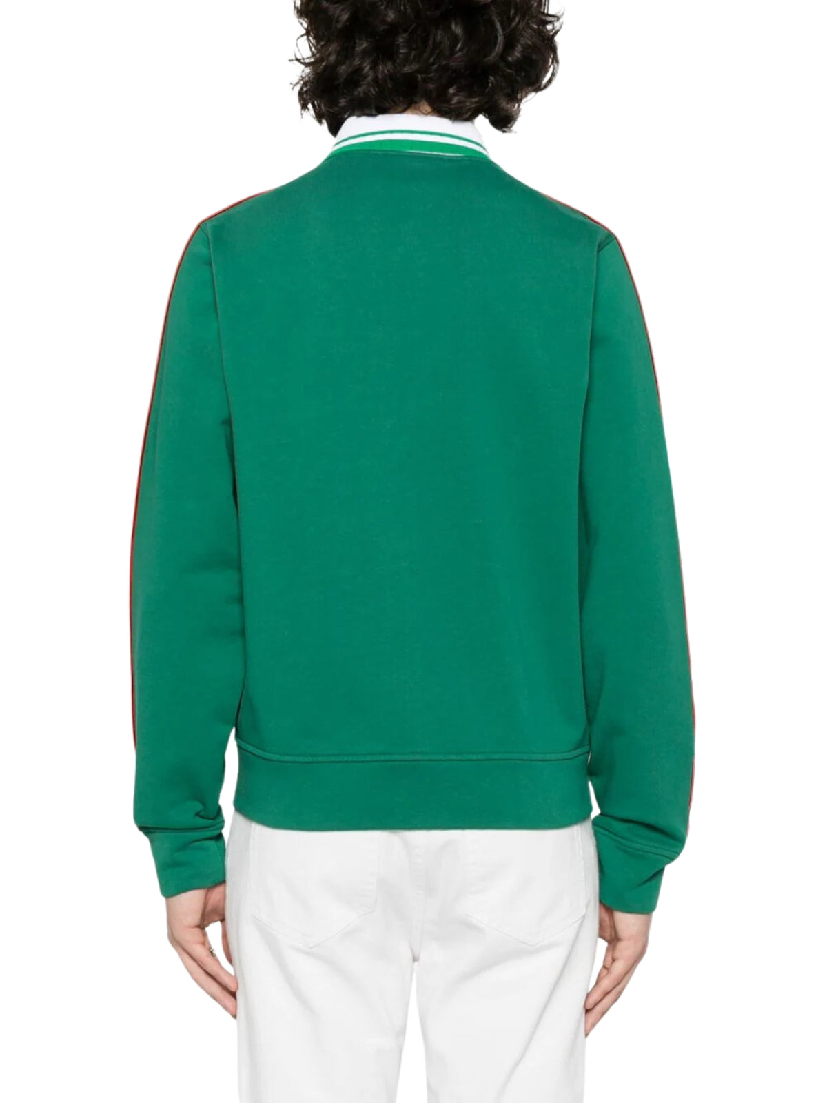 Casablanca Jacket Motosport Tape Zip Green