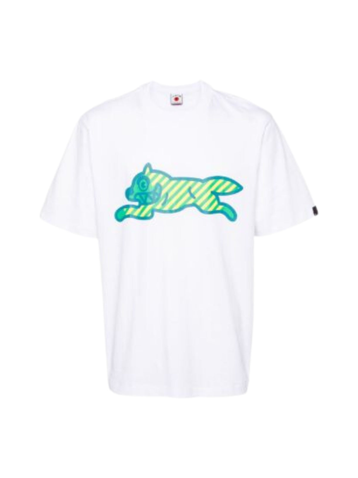 Ice-Cream T-Shirt Running Dog White