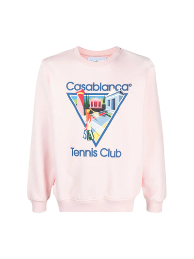 Casablanca Sweater La Joueuse Logo Pink