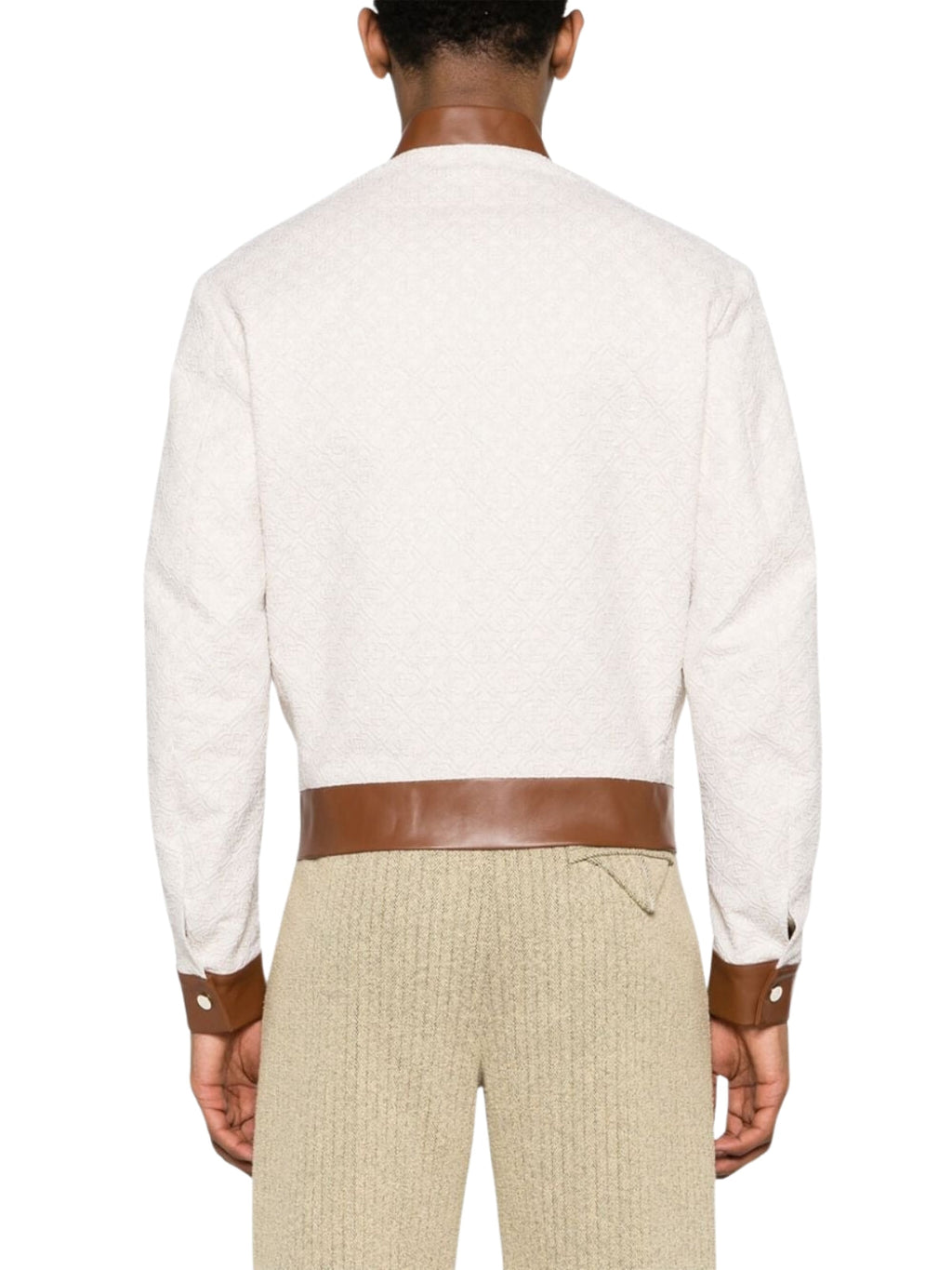 Casablanca Jacket Souvenir White-Brown