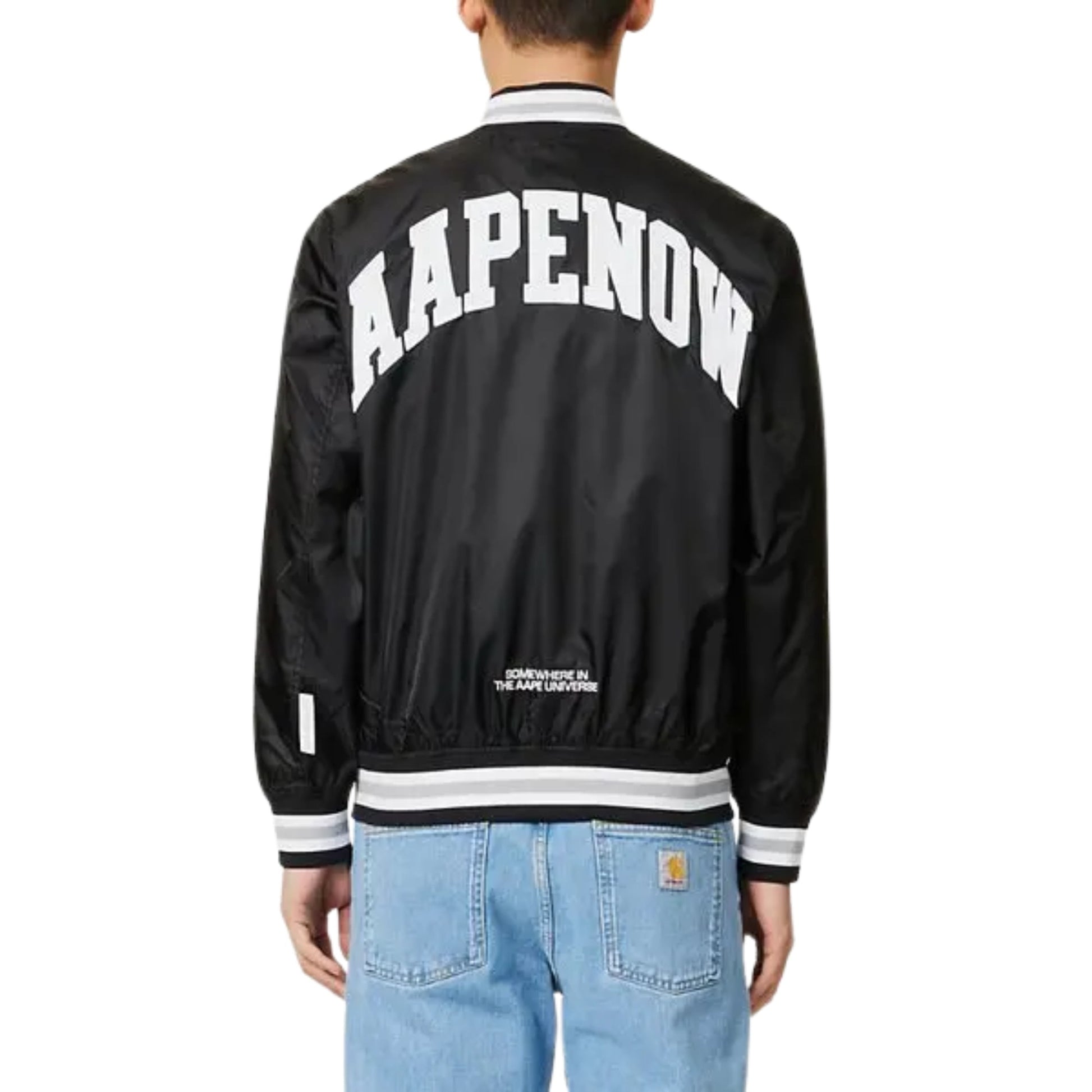 Aape Jacket Logo Black-White