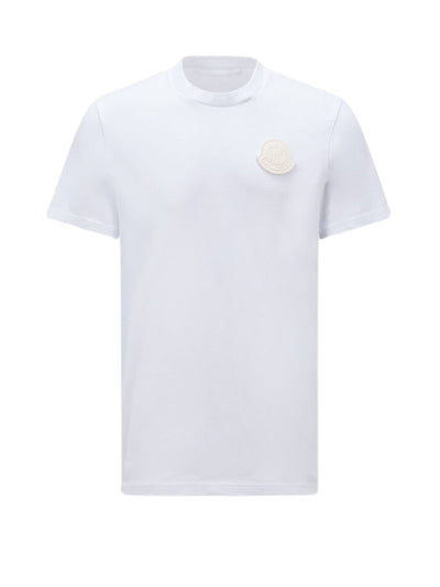 Moncler T-Shirt Patch Logo White