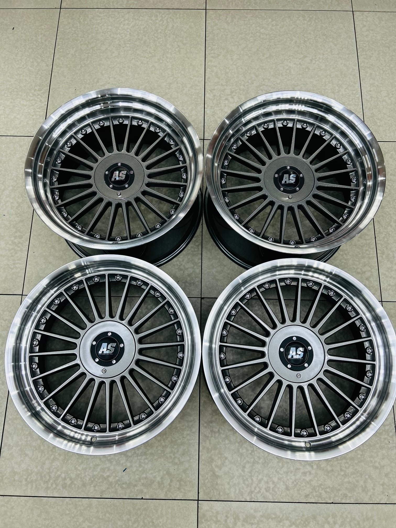 19”AS  ALPINA 5/112 & 5/120 multi pcd gunmetal