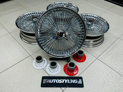 20” AS - 1000 SPOKE WIRE WHEEL FITS ALL CARS