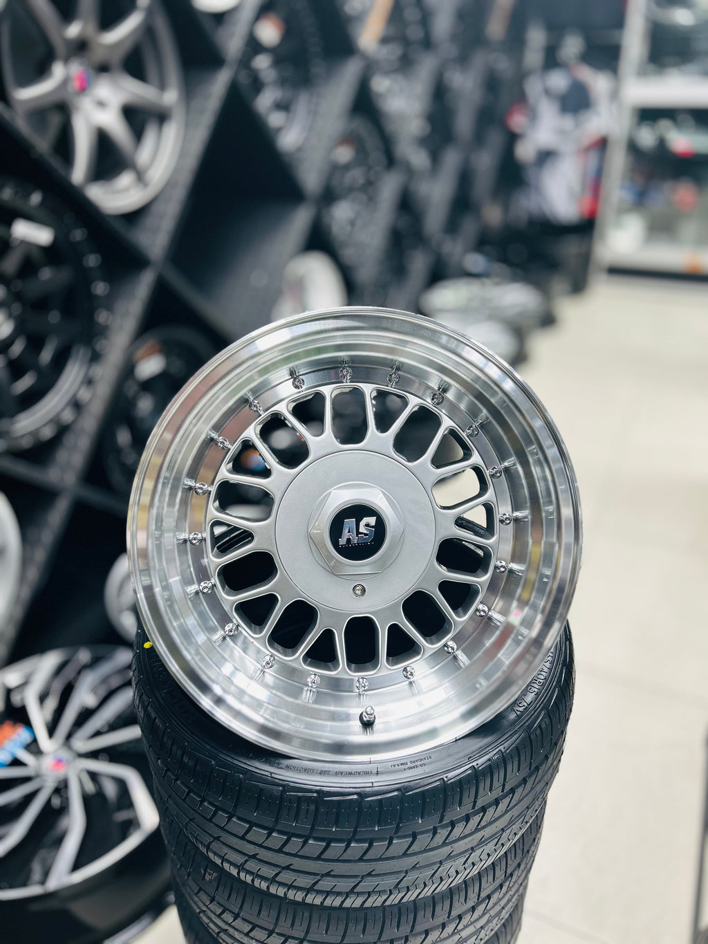 15” AS- 7487 BLAZE 4/100 4/108  SILVER