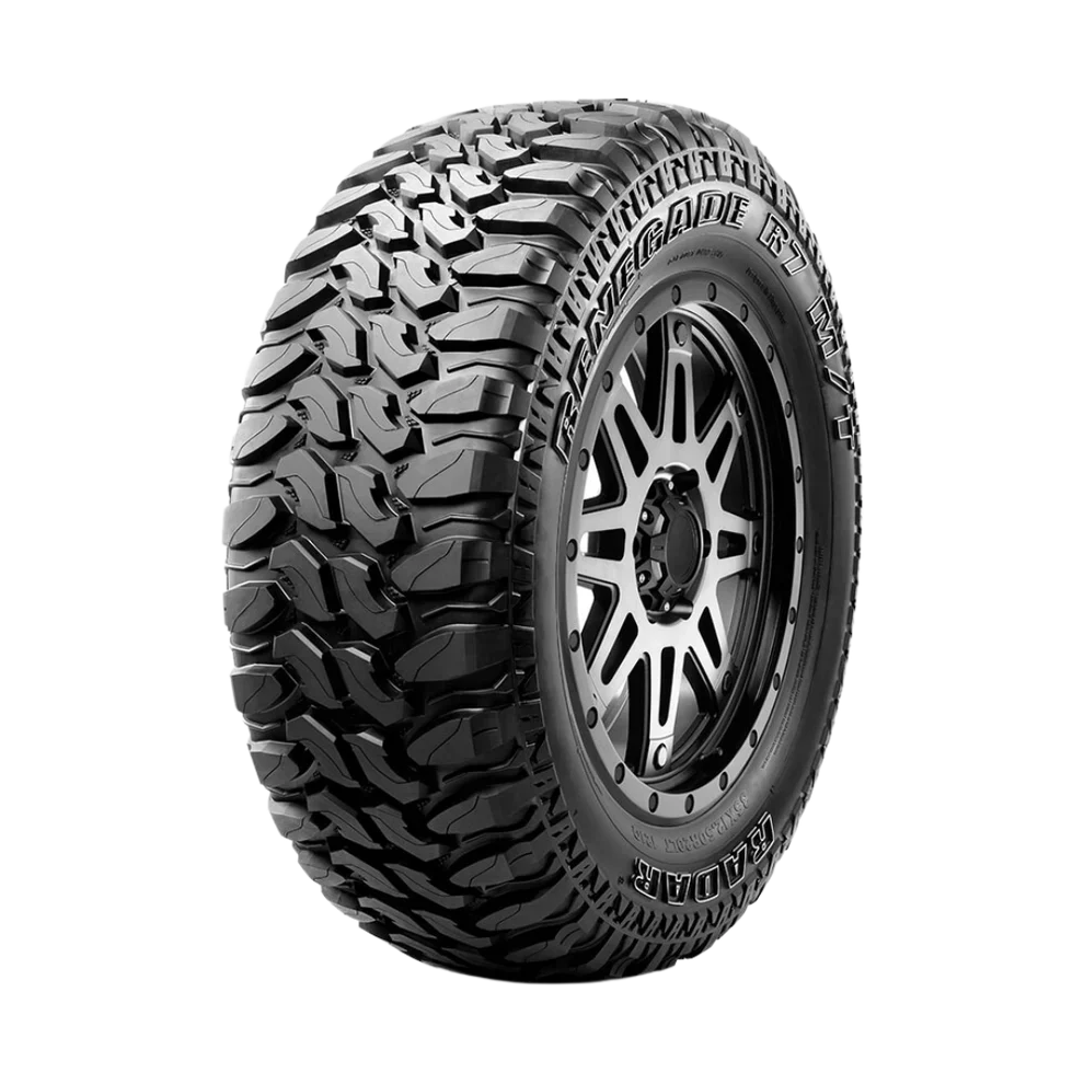 20” 33x12.5 RADAR RENEGADE R7 MUD TERRAIN WHITE LETTER TYRES
