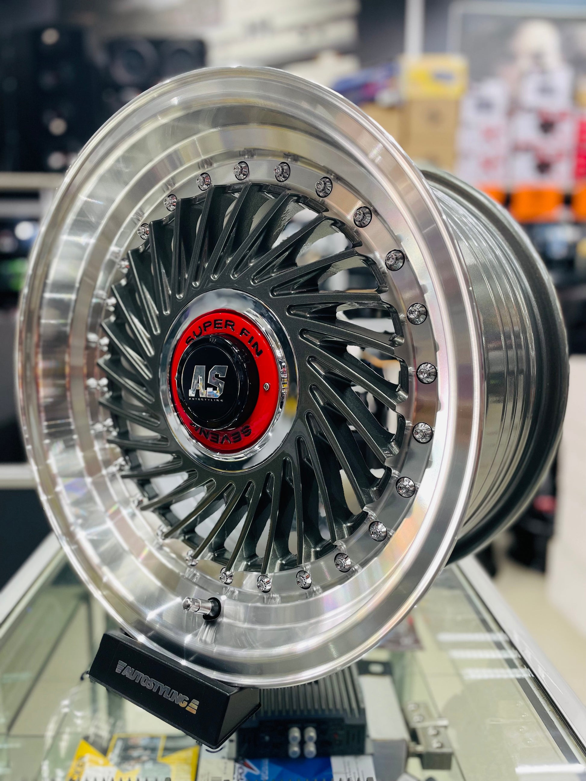 15” AS-SUPERFIN 5x100 & 5x114 gunmetal   WHEELS