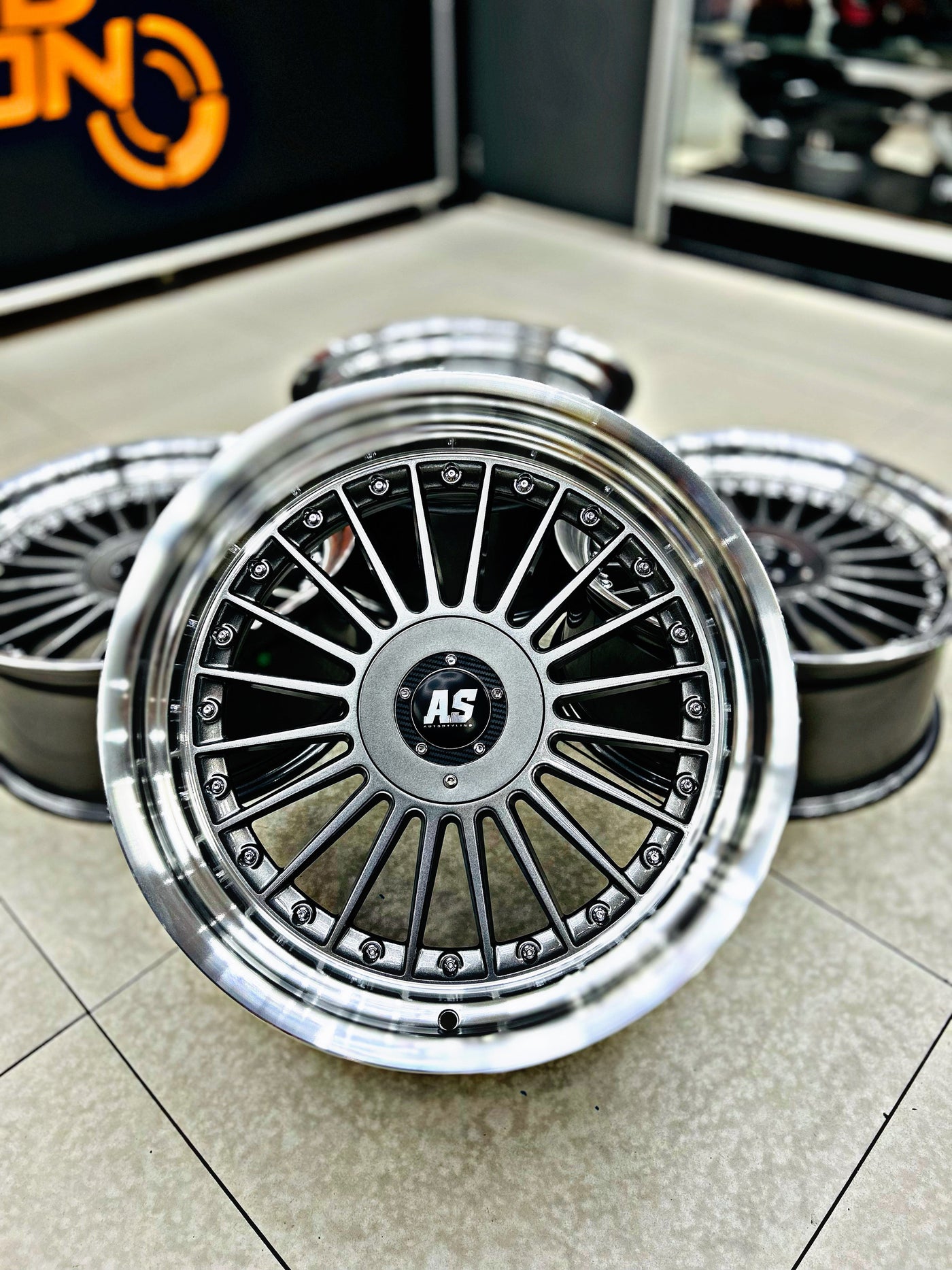 19”AS  ALPINA 5/112 & 5/120 multi pcd gunmetal