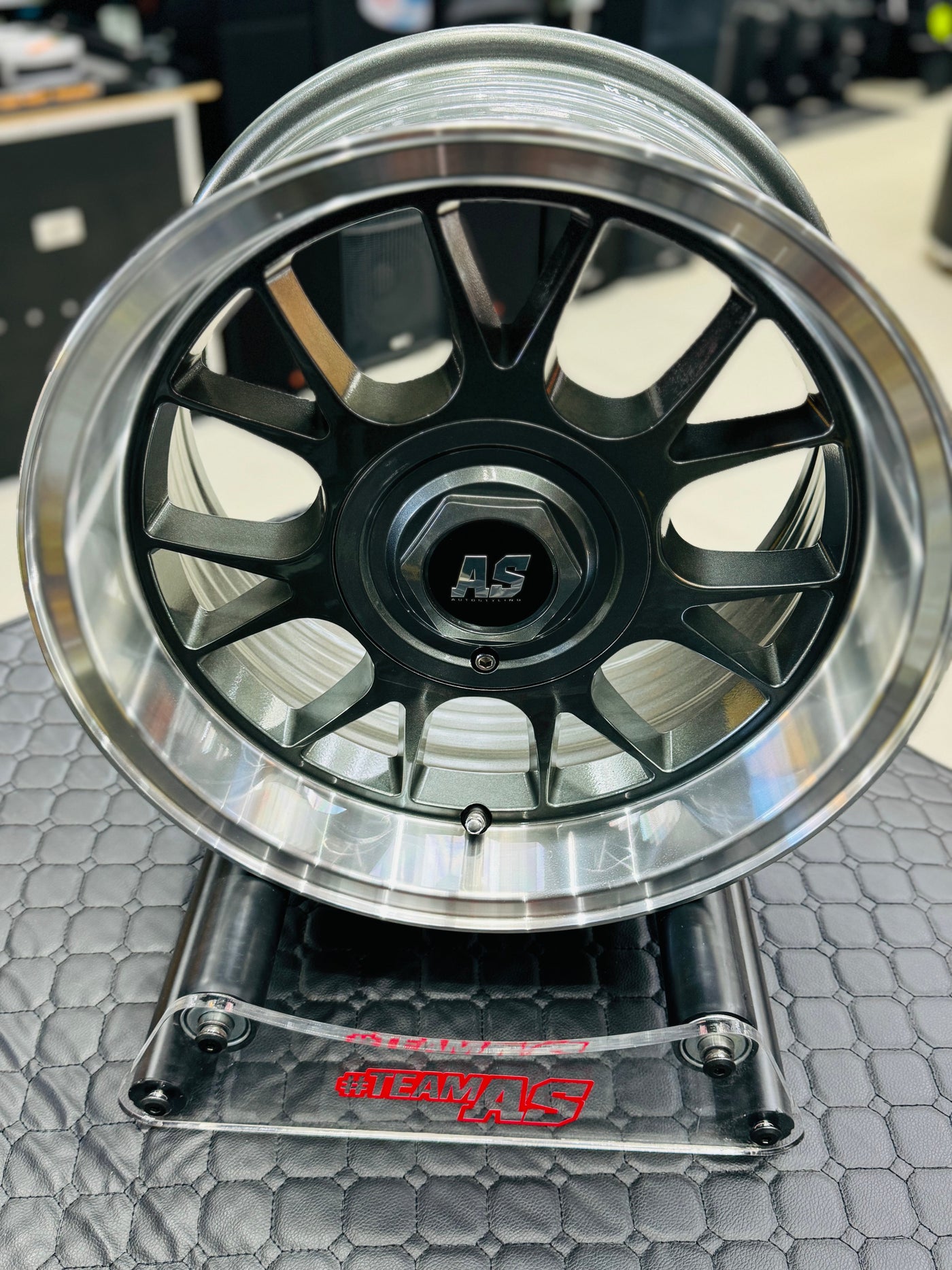 15” AS- 7562 4/100 4/114 gunmetal wheels