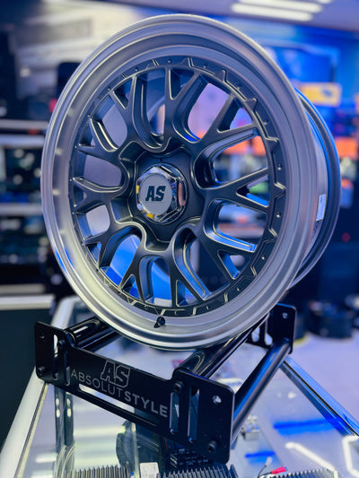 17" AS- LSR  5/100 MATT GREY WHEELS