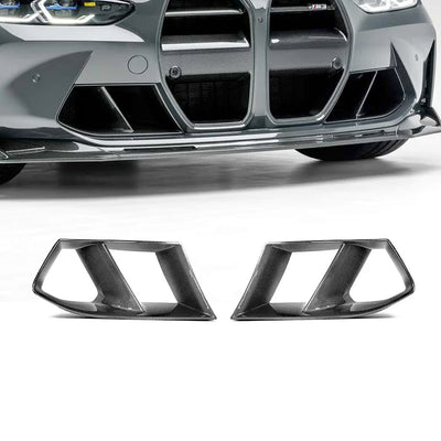 BM G80 / G82 (M3/M4) Carbon Fibre Performance Style Front Bumper Air Vent Covers