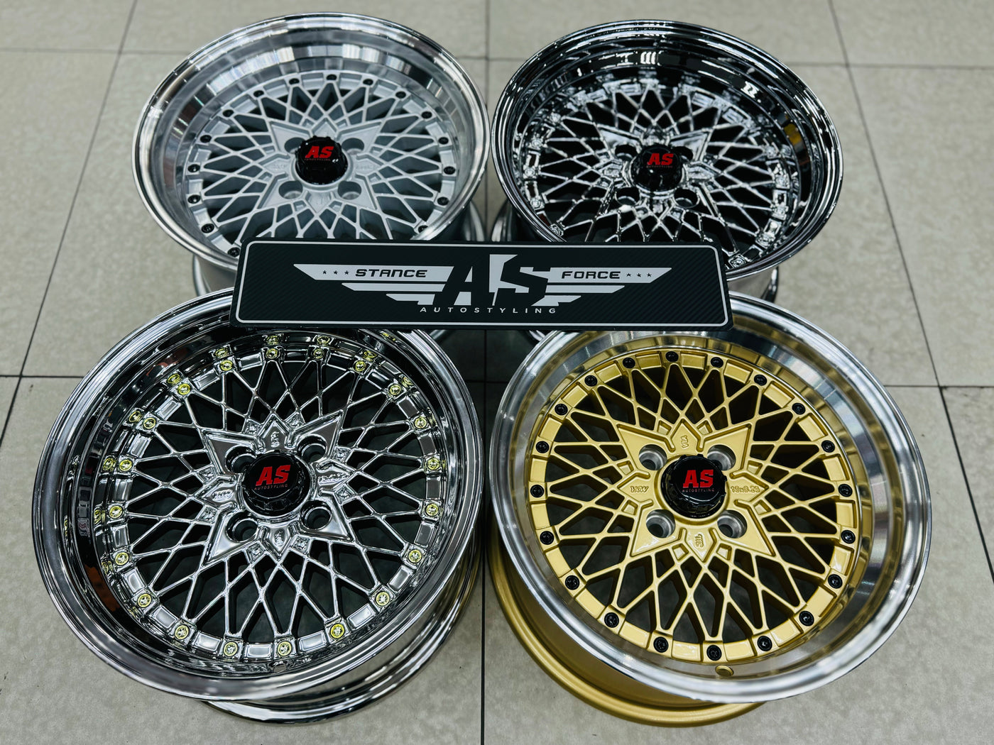 15” AS-SR 4/100 SILVER WHEELS