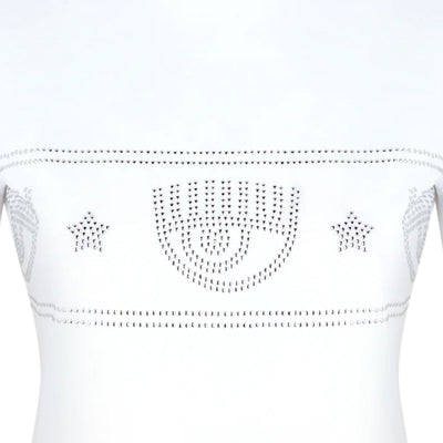 Chiara T-Shirt Eyelike Logo White