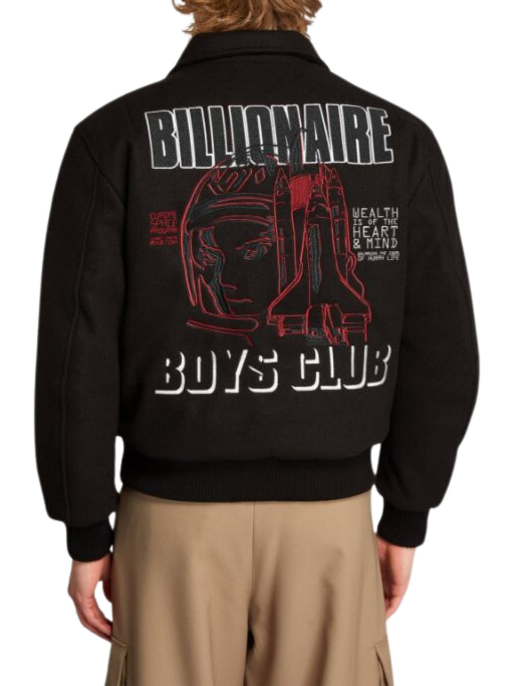 Billionaire Boys Club Jacket Collared Varsity Black