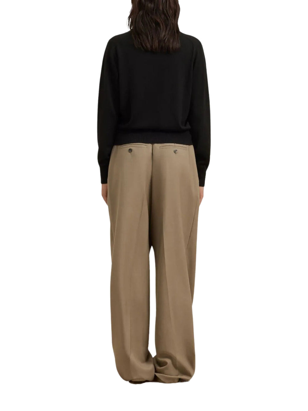 Ami Sweater Heavy Loopback Logo Black