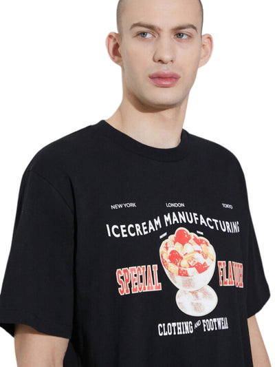 Ice-Cream T-Shirt Special Flavour Black