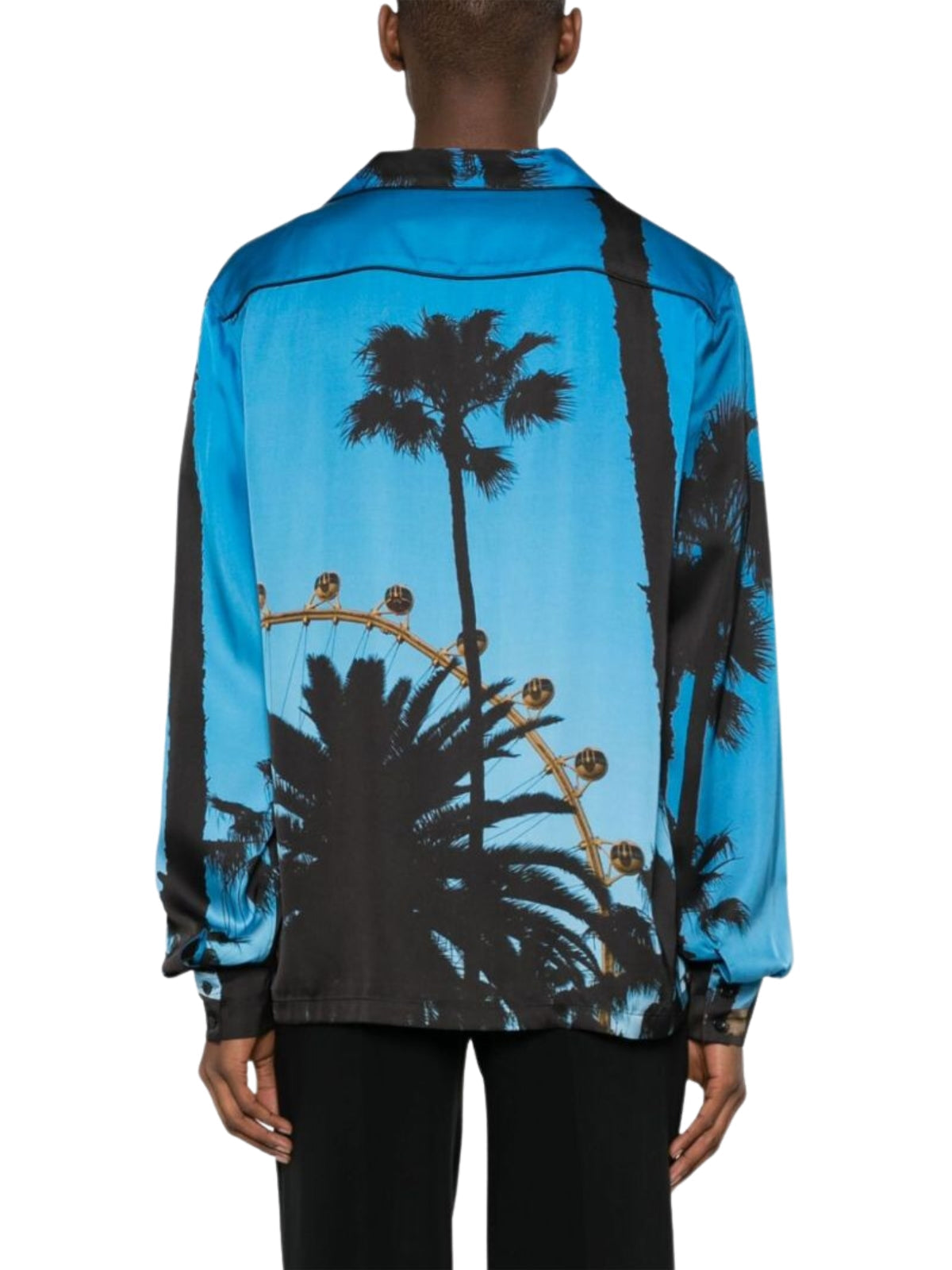 Purple Shirt X Blue Sky Allover Print