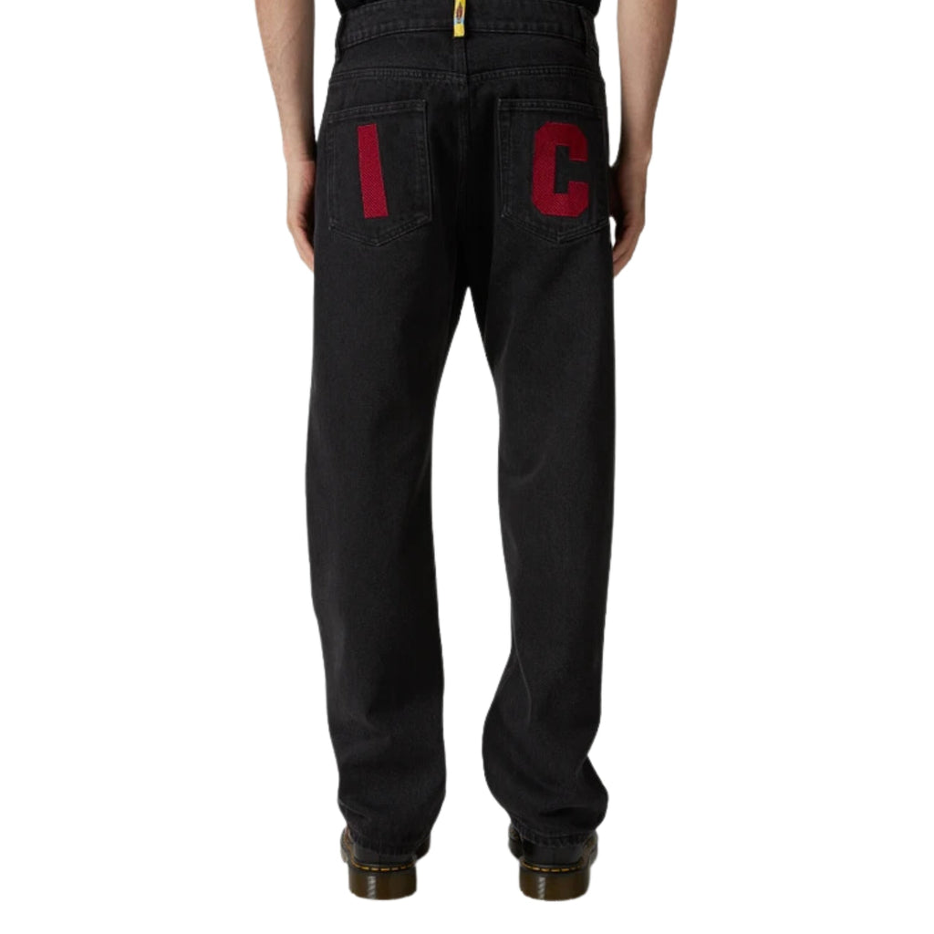 Ice-Cream Jeans Running Dog Black