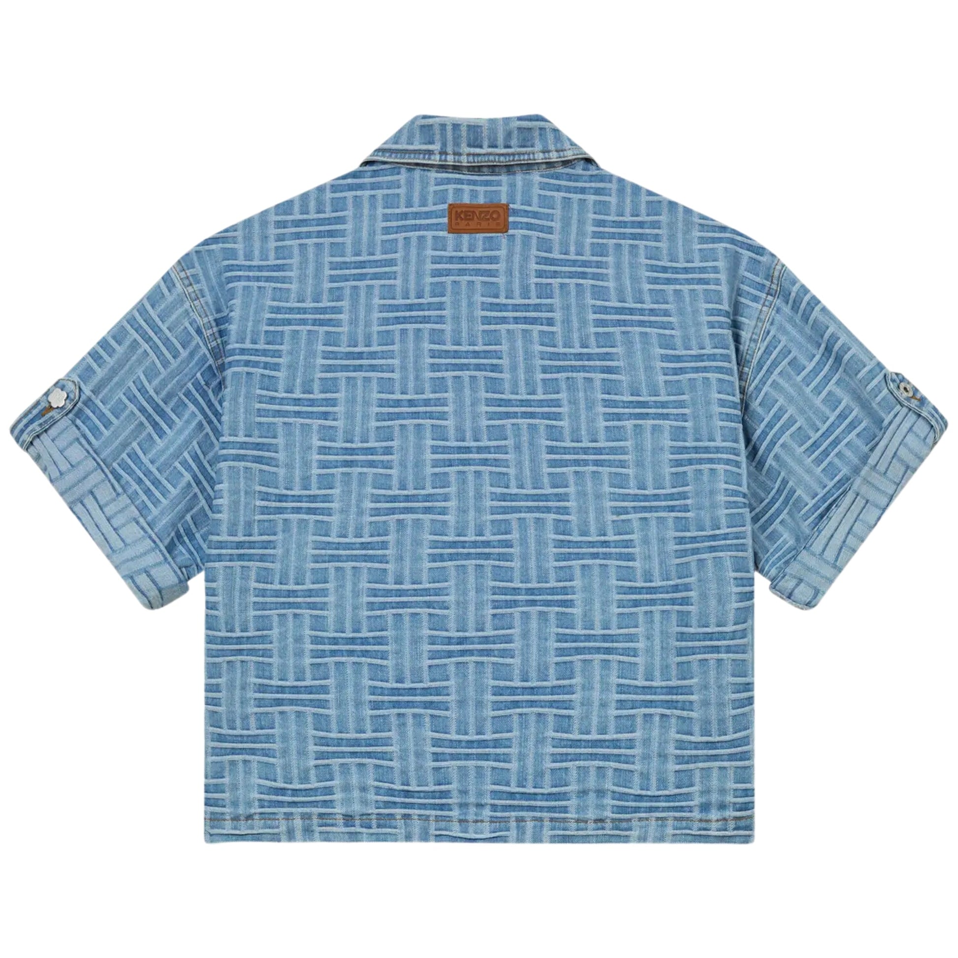 Kenzo Shirt Weave Denim Blue