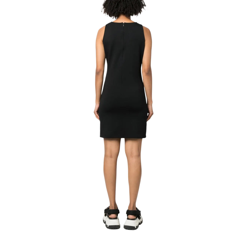 Karl Lagerfeld Dress Cut Out Signature Logo Black