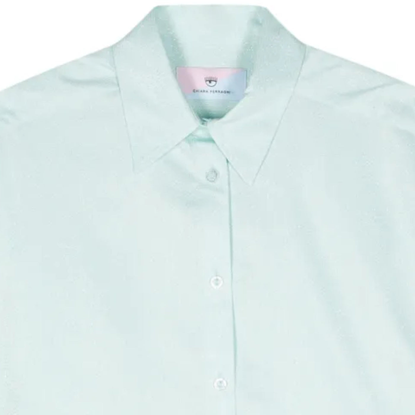 Chiara Ferragni Jacket Track Crop Aqua