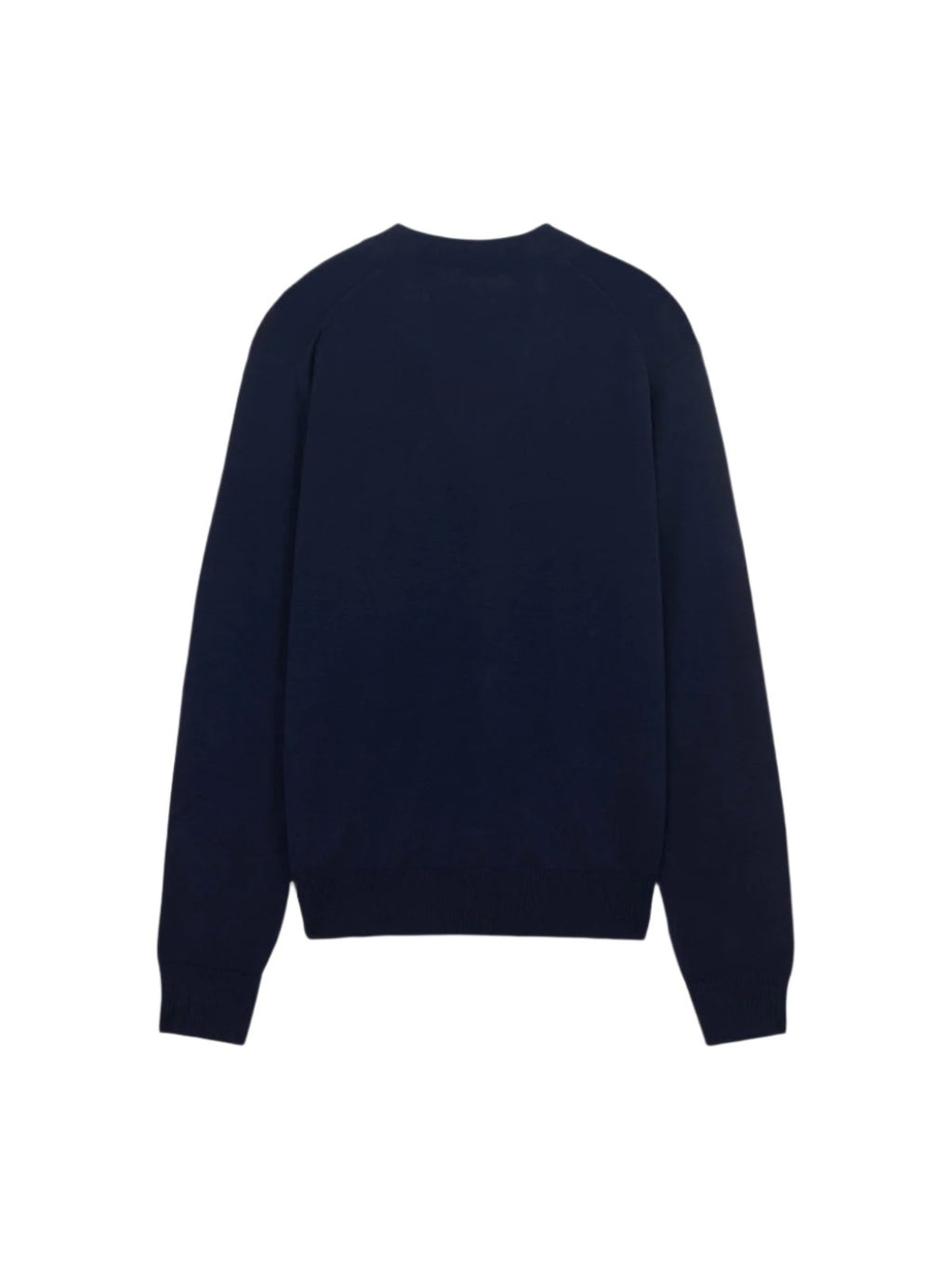 Maison Kitsune Sweater Knit Button Navy