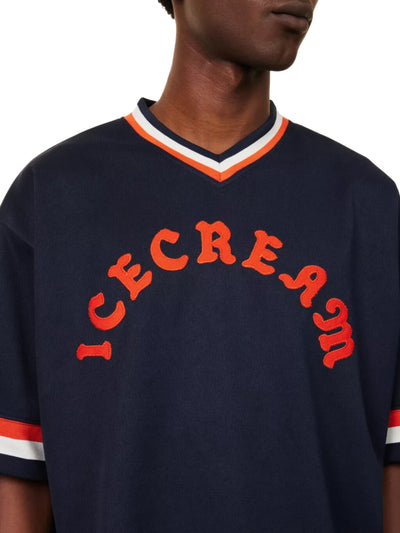 Ice-Cream T-Shirt Football Navy