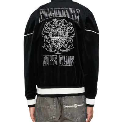 Billionaire Boys Club Jacket Track Logo Velour Black
