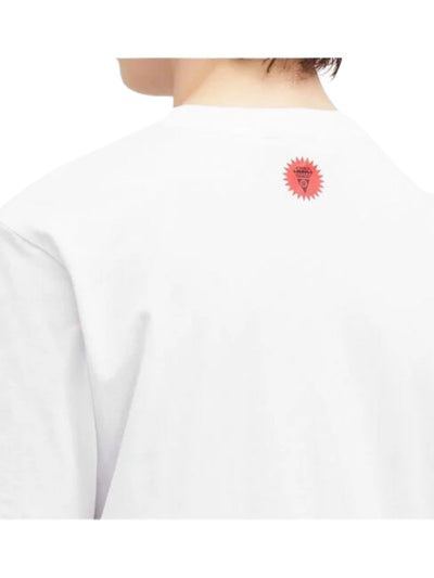 Ice-Cream T-Shirt Jumbo Running Dog White