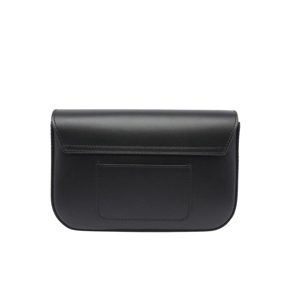 Kenzo Bag Shoulder Flower Buckle Black