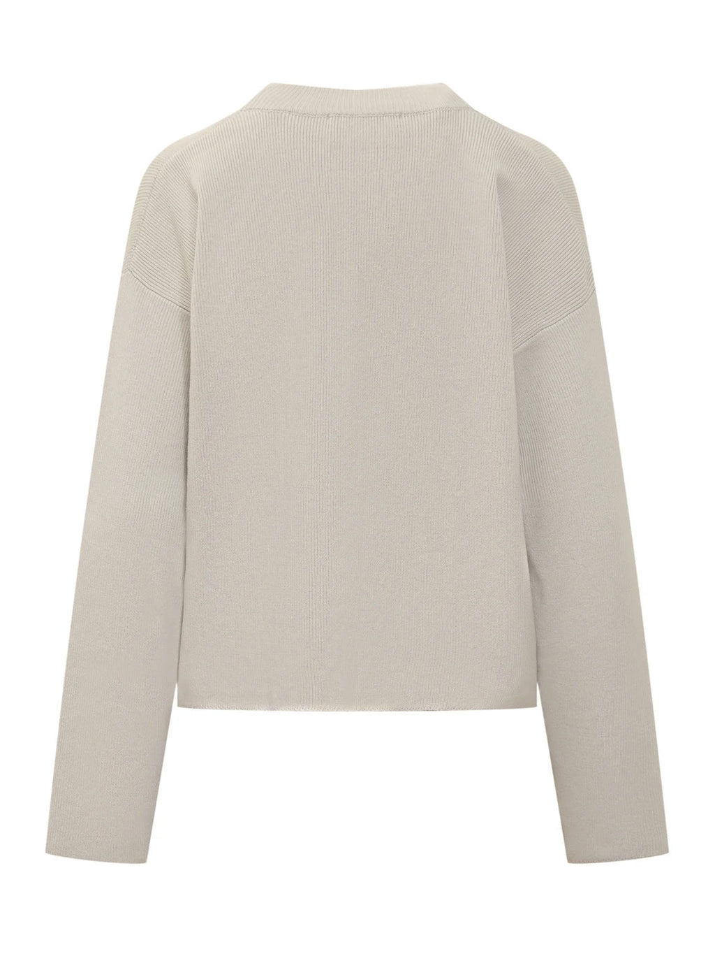 Ami Sweater Logo Chalk