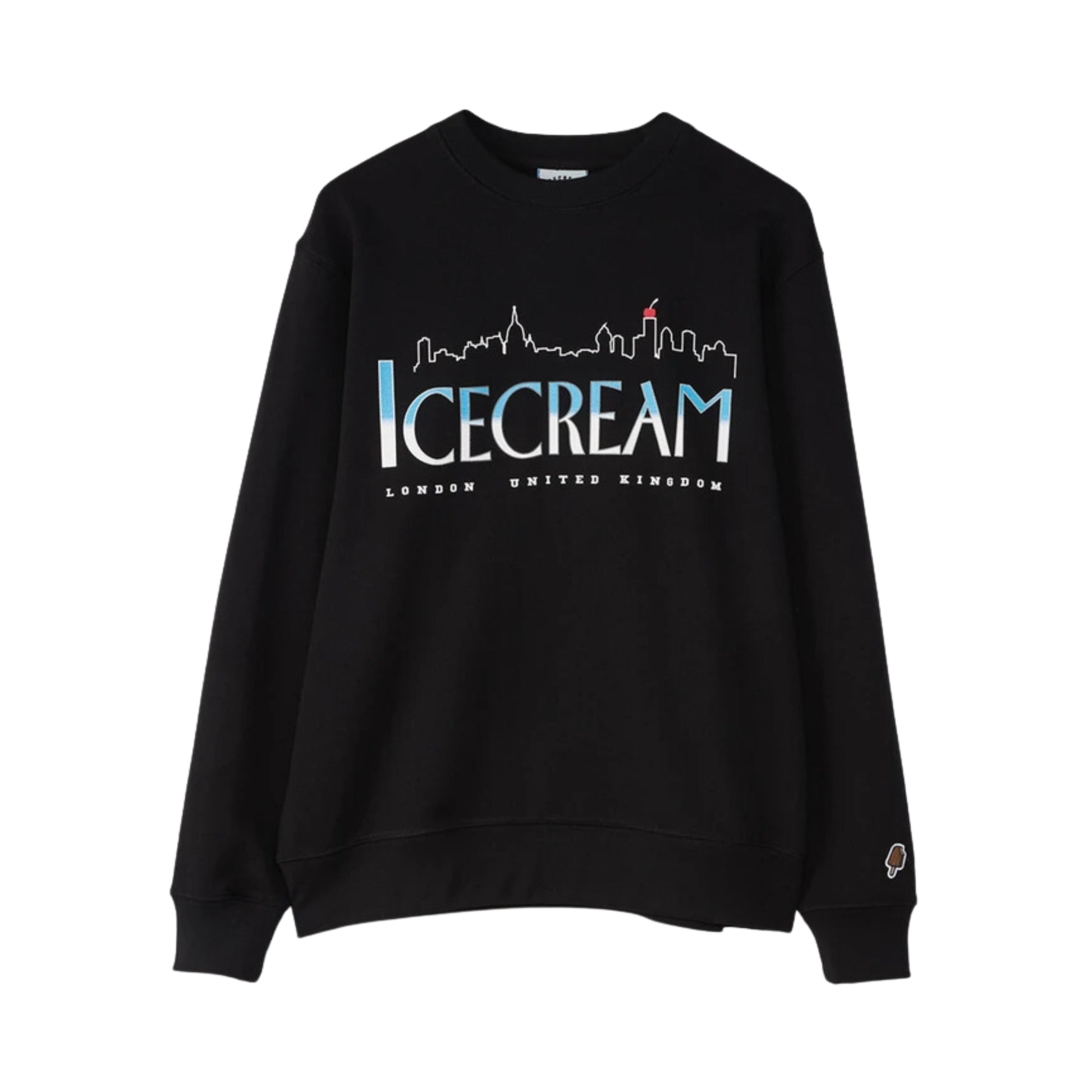 Ice-Cream Sweater Cityscape Black