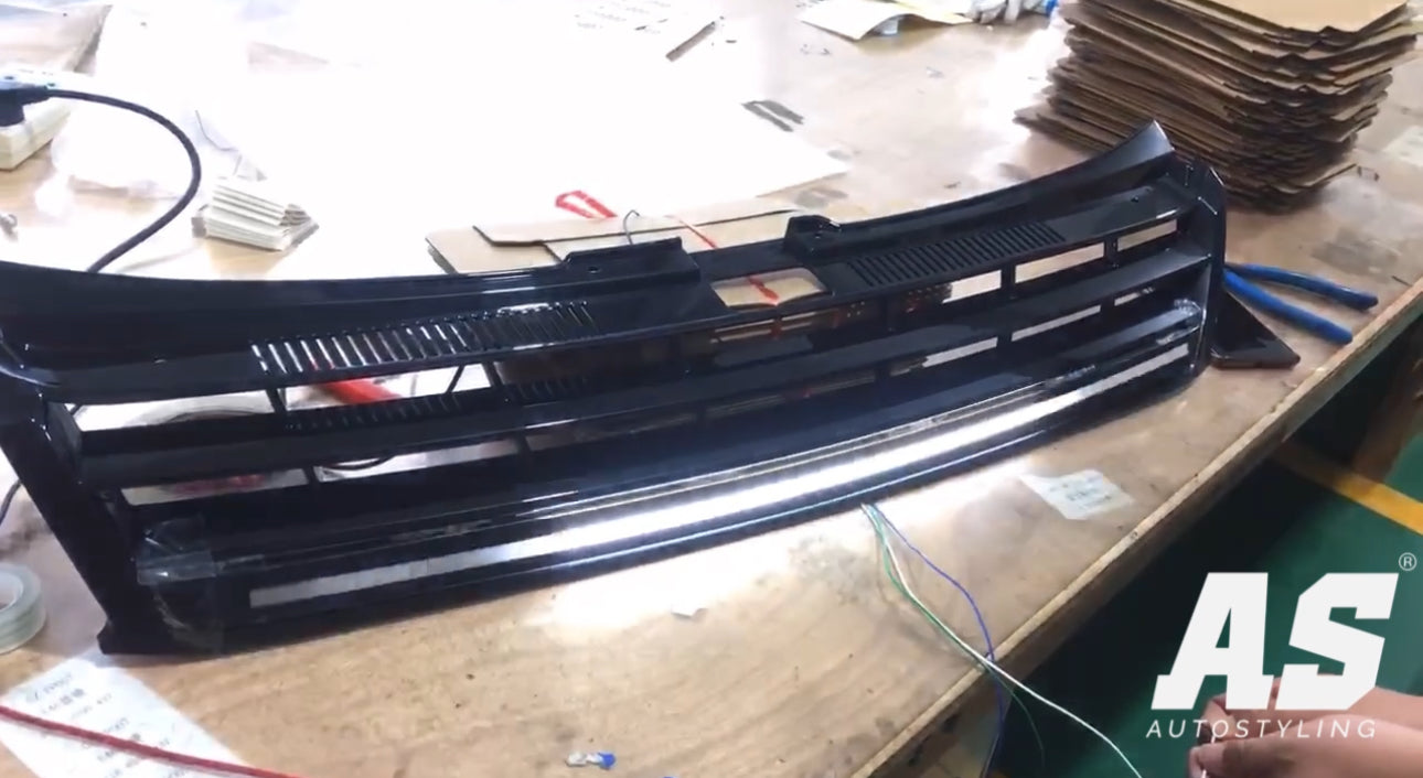 POLO 9N MK8 GTI STYLE FACELIFT BADGE-LESS GRILL WITH LED ‼️ HALF PRICE ‼️