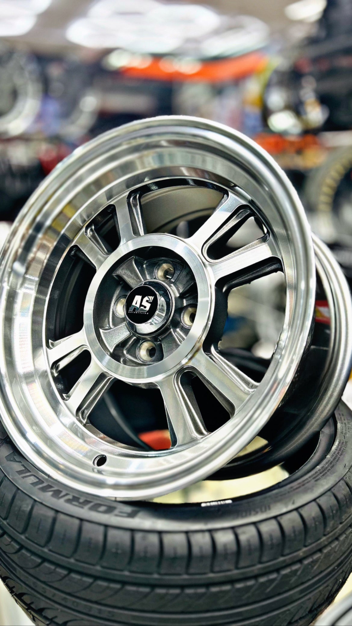 15” AS- 5030 4x100 WHEELS