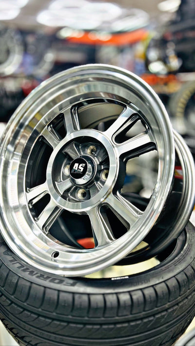15” AS- 5030 4x100 WHEELS